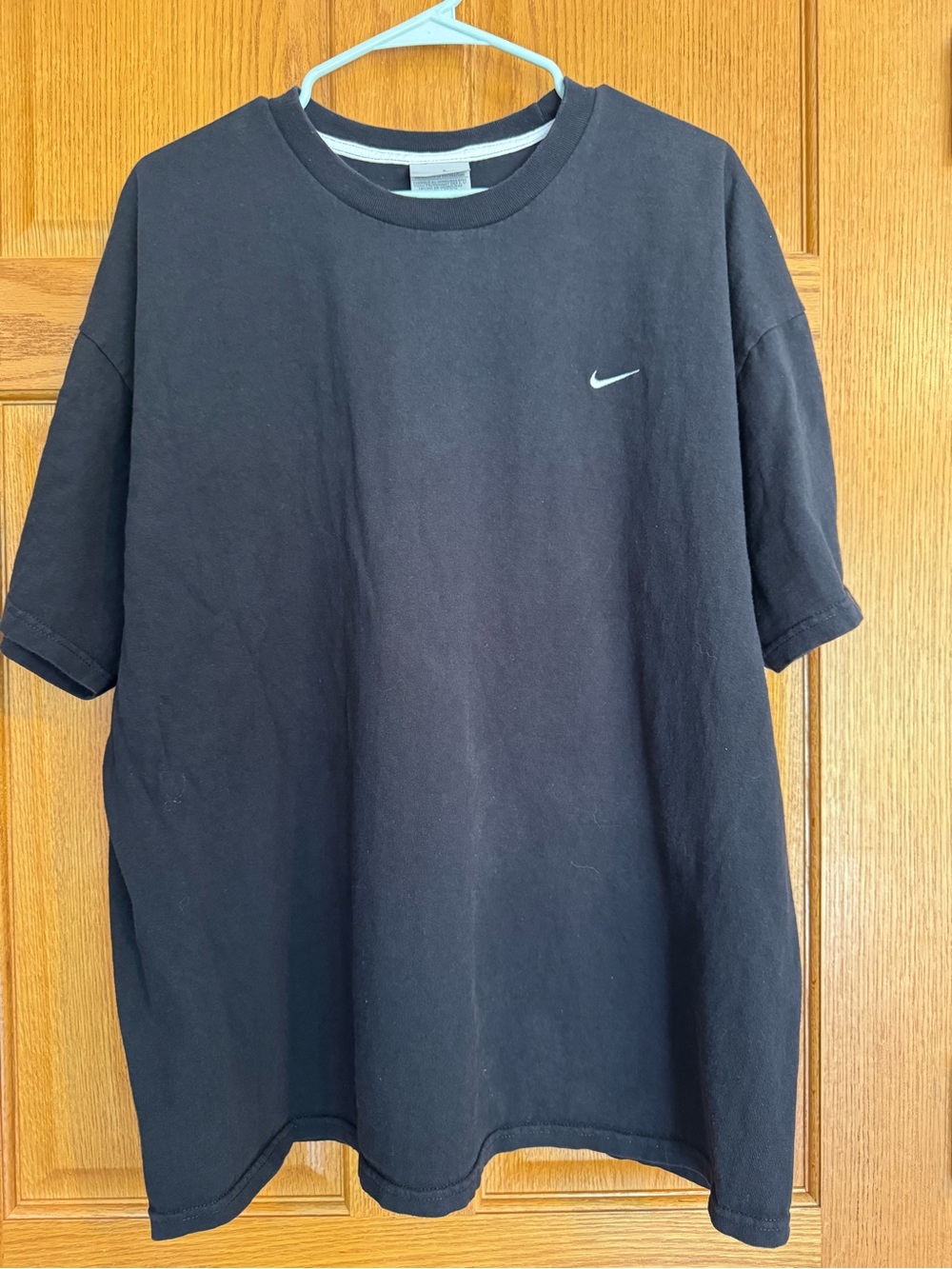 Vintage Nike Mini Swoosh Black T Shirt XXL 90s Y2K